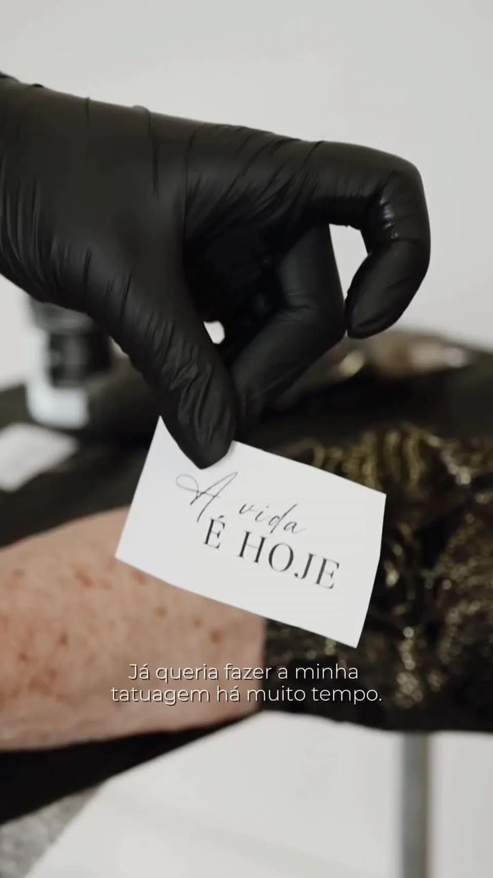 Uma cliente conta a sua experiência